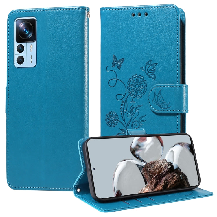 Embossed Butterfly Flowers Leather Phone Case, For Xiaomi Poco C55 / Redmi 11A 4G, For Xiaomi Poco X5 Pro 5G, For Xiaomi Poco X5 5G, For Xiaomi 12T / 12T Pro / Redmi K50 Ultra, For Xiaomi Poco M4 5G / M5 4G India, For Xiaomi Mi 11T / 11T Pro