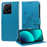Embossed Butterfly Flowers Leather Phone Case, For Xiaomi Poco C61 4G / Redmi A3 4G, For Xiaomi Poco M6 Pro 4G, For Xiaomi Poco C65 / M6 5G, For Xiaomi Poco X6 Pro / Redmi K70E, For Xiaomi Poco X6 5G, For Xiaomi 13T / 13T Pro / Redmi K60 Ultra         ...