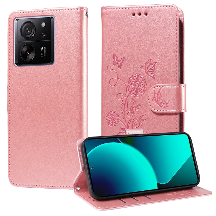 Embossed Butterfly Flowers Leather Phone Case, For Xiaomi Poco C61 4G / Redmi A3 4G, For Xiaomi Poco M6 Pro 4G, For Xiaomi Poco C65 / M6 5G, For Xiaomi Poco X6 Pro / Redmi K70E, For Xiaomi Poco X6 5G, For Xiaomi 13T / 13T Pro / Redmi K60 Ultra         ...