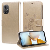 Embossed Butterfly Flowers Leather Phone Case, For Xiaomi Poco C55 / Redmi 11A 4G, For Xiaomi Poco X5 Pro 5G, For Xiaomi Poco X5 5G, For Xiaomi 12T / 12T Pro / Redmi K50 Ultra, For Xiaomi Poco M4 5G / M5 4G India, For Xiaomi Mi 11T / 11T Pro