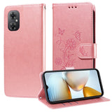 Embossed Butterfly Flowers Leather Phone Case, For Xiaomi Poco C55 / Redmi 11A 4G, For Xiaomi Poco X5 Pro 5G, For Xiaomi Poco X5 5G, For Xiaomi 12T / 12T Pro / Redmi K50 Ultra, For Xiaomi Poco M4 5G / M5 4G India, For Xiaomi Mi 11T / 11T Pro
