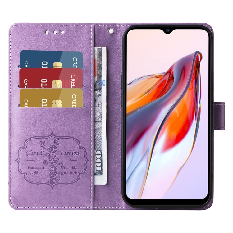 Embossed Butterfly Flowers Leather Phone Case, For Xiaomi Poco C55 / Redmi 11A 4G, For Xiaomi Poco X5 Pro 5G, For Xiaomi Poco X5 5G, For Xiaomi 12T / 12T Pro / Redmi K50 Ultra, For Xiaomi Poco M4 5G / M5 4G India, For Xiaomi Mi 11T / 11T Pro