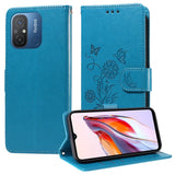 Embossed Butterfly Flowers Leather Phone Case, For Xiaomi Poco C50 / C51, For Xiaomi Poco C55 / Redmi 11A 4G, For Xiaomi Poco X5 Pro 5G, For Xiaomi Poco X5 5G, For Xiaomi 12T / 12T Pro / Redmi K50 Ultra, For Xiaomi Poco M4 5G / M5 4G India             ...