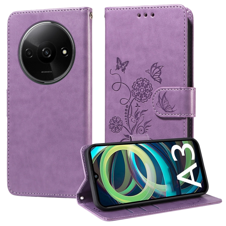 Embossed Butterfly Flowers Leather Phone Case, For Xiaomi Poco F6 Pro, For Xiaomi Poco C61 4G / Redmi A3 4G, For Xiaomi Poco M6 Pro 4G, For Xiaomi Poco C65 / M6 5G, For Xiaomi Poco X6 Pro / Redmi K70E, For Xiaomi Poco X6 5G                             ...