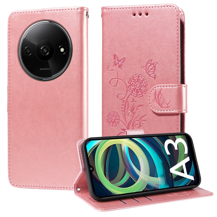 Embossed Butterfly Flowers Leather Phone Case, For Xiaomi Poco F6 Pro, For Xiaomi Poco C61 4G / Redmi A3 4G, For Xiaomi Poco M6 Pro 4G, For Xiaomi Poco C65 / M6 5G, For Xiaomi Poco X6 Pro / Redmi K70E, For Xiaomi Poco X6 5G                             ...