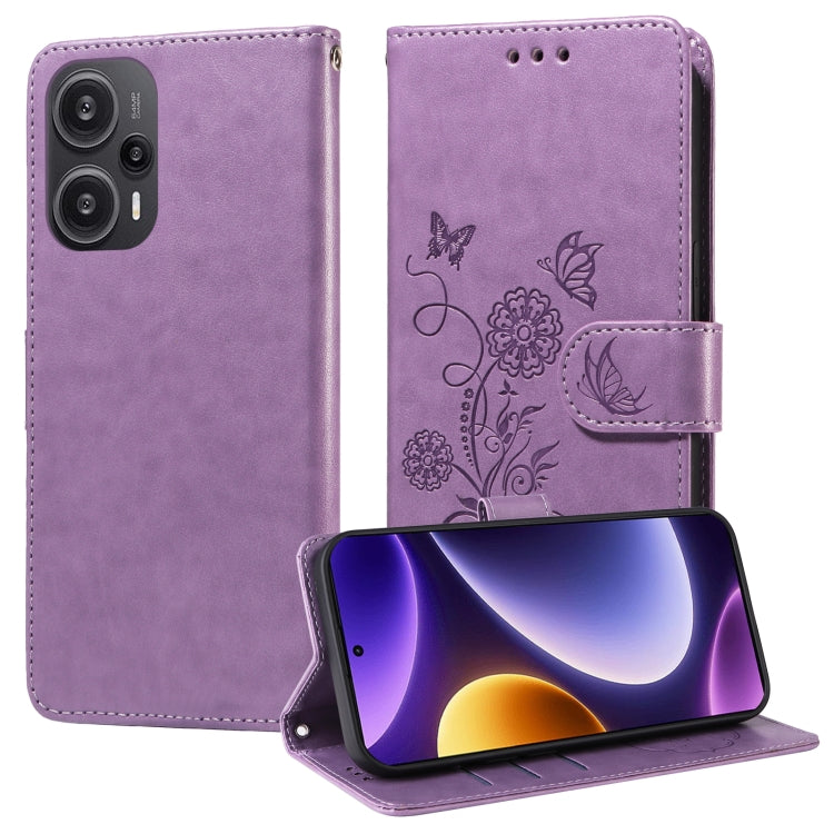 Embossed Butterfly Flowers Leather Phone Case, For Xiaomi Poco C61 4G / Redmi A3 4G, For Xiaomi Poco M6 Pro 4G, For Xiaomi Poco C65 / M6 5G, For Xiaomi Poco X6 Pro / Redmi K70E, For Xiaomi Poco X6 5G, For Xiaomi 13T / 13T Pro / Redmi K60 Ultra         ...