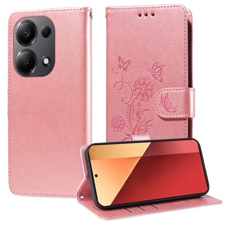 Embossed Butterfly Flowers Leather Phone Case, For Xiaomi Poco F6 Pro, For Xiaomi Poco C61 4G / Redmi A3 4G, For Xiaomi Poco M6 Pro 4G, For Xiaomi Poco C65 / M6 5G, For Xiaomi Poco X6 Pro / Redmi K70E, For Xiaomi Poco X6 5G                             ...