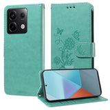 Embossed Butterfly Flowers Leather Phone Case, For Xiaomi Poco C61 4G / Redmi A3 4G, For Xiaomi Poco M6 Pro 4G, For Xiaomi Poco C65 / M6 5G, For Xiaomi Poco X6 Pro / Redmi K70E, For Xiaomi Poco X6 5G, For Xiaomi 13T / 13T Pro / Redmi K60 Ultra         ...
