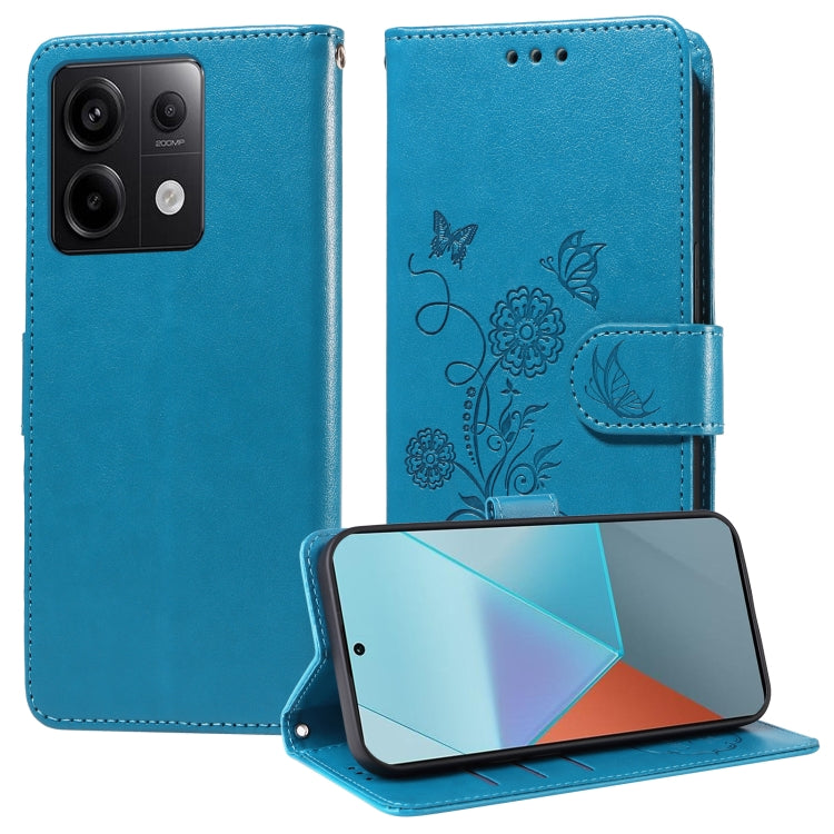 Embossed Butterfly Flowers Leather Phone Case, For Xiaomi Poco C61 4G / Redmi A3 4G, For Xiaomi Poco M6 Pro 4G, For Xiaomi Poco C65 / M6 5G, For Xiaomi Poco X6 Pro / Redmi K70E, For Xiaomi Poco X6 5G, For Xiaomi 13T / 13T Pro / Redmi K60 Ultra         ...