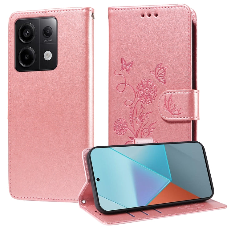 Embossed Butterfly Flowers Leather Phone Case, For Xiaomi Poco C61 4G / Redmi A3 4G, For Xiaomi Poco M6 Pro 4G, For Xiaomi Poco C65 / M6 5G, For Xiaomi Poco X6 Pro / Redmi K70E, For Xiaomi Poco X6 5G, For Xiaomi 13T / 13T Pro / Redmi K60 Ultra         ...