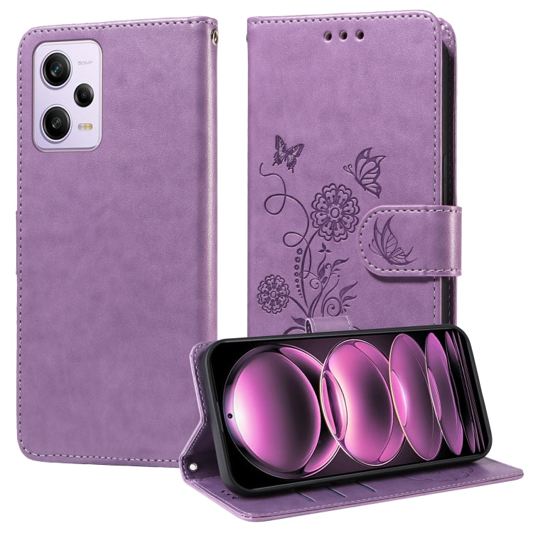 Embossed Butterfly Flowers Leather Phone Case, For Xiaomi Poco C50 / C51, For Xiaomi Poco C55 / Redmi 11A 4G, For Xiaomi Poco X5 Pro 5G, For Xiaomi Poco X5 5G, For Xiaomi 12T / 12T Pro / Redmi K50 Ultra, For Xiaomi Poco M4 5G / M5 4G India             ...
