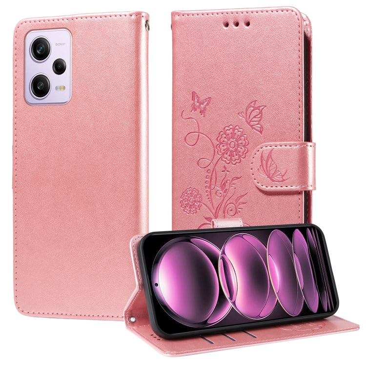 Embossed Butterfly Flowers Leather Phone Case, For Xiaomi Poco C50 / C51, For Xiaomi Poco C55 / Redmi 11A 4G, For Xiaomi Poco X5 Pro 5G, For Xiaomi Poco X5 5G, For Xiaomi 12T / 12T Pro / Redmi K50 Ultra, For Xiaomi Poco M4 5G / M5 4G India             ...