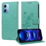 Embossed Butterfly Flowers Leather Phone Case, For Xiaomi Poco C50 / C51, For Xiaomi Poco C55 / Redmi 11A 4G, For Xiaomi Poco X5 Pro 5G, For Xiaomi Poco X5 5G, For Xiaomi 12T / 12T Pro / Redmi K50 Ultra, For Xiaomi Poco M4 5G / M5 4G India             ...