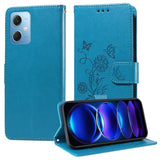 Embossed Butterfly Flowers Leather Phone Case, For Xiaomi Poco C55 / Redmi 11A 4G, For Xiaomi Poco X5 Pro 5G, For Xiaomi Poco X5 5G, For Xiaomi 12T / 12T Pro / Redmi K50 Ultra, For Xiaomi Poco M4 5G / M5 4G India, For Xiaomi Mi 11T / 11T Pro