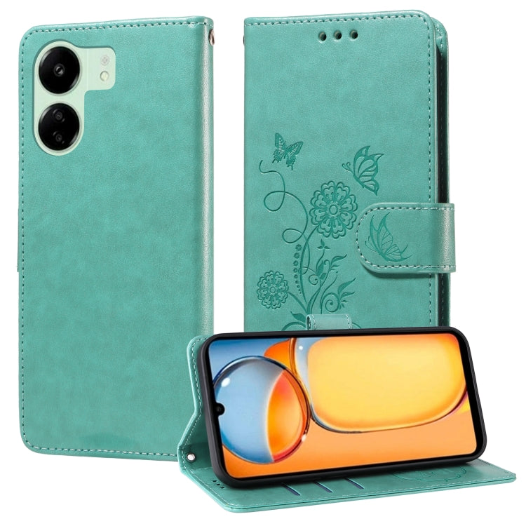 Embossed Butterfly Flowers Leather Phone Case, For Xiaomi Poco F6 Pro, For Xiaomi Poco C61 4G / Redmi A3 4G, For Xiaomi Poco M6 Pro 4G, For Xiaomi Poco C65 / M6 5G, For Xiaomi Poco X6 Pro / Redmi K70E, For Xiaomi Poco X6 5G                             ...