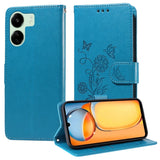 Embossed Butterfly Flowers Leather Phone Case, For Xiaomi Poco C61 4G / Redmi A3 4G, For Xiaomi Poco M6 Pro 4G, For Xiaomi Poco C65 / M6 5G, For Xiaomi Poco X6 Pro / Redmi K70E, For Xiaomi Poco X6 5G, For Xiaomi 13T / 13T Pro / Redmi K60 Ultra         ...