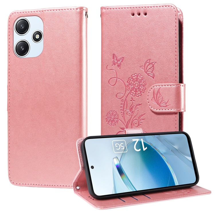 Embossed Butterfly Flowers Leather Phone Case, For Xiaomi Poco C61 4G / Redmi A3 4G, For Xiaomi Poco M6 Pro 4G, For Xiaomi Poco C65 / M6 5G, For Xiaomi Poco X6 Pro / Redmi K70E, For Xiaomi Poco X6 5G, For Xiaomi 13T / 13T Pro / Redmi K60 Ultra         ...