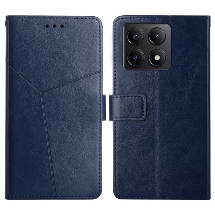 Y-shaped Pattern Flip Leather Phone Case, For Xiaomi Poco X7 Pro, For Xiaomi 15 Pro, For Xiaomi 15, For Xiaomi 14T Pro 5G Global, For Xiaomi 14T 5G Global