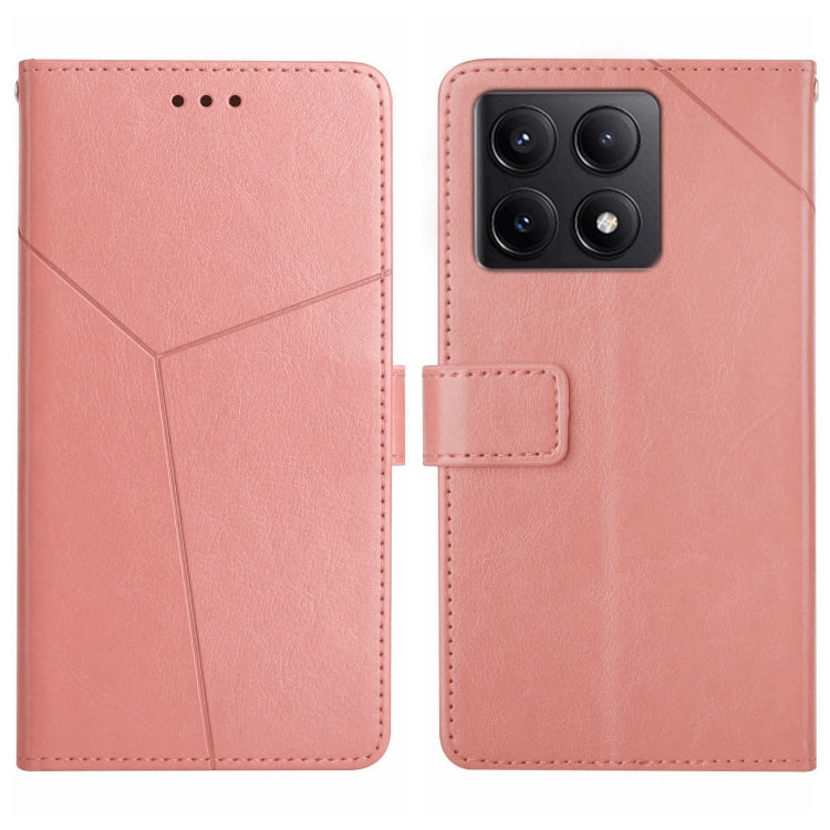 Y-shaped Pattern Flip Leather Phone Case, For Xiaomi Poco X7 Pro, For Xiaomi 15 Pro, For Xiaomi 15, For Xiaomi 14T Pro 5G Global, For Xiaomi 14T 5G Global