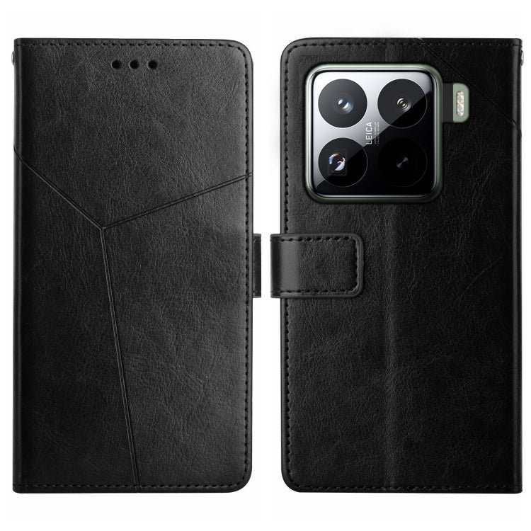 Y-shaped Pattern Flip Leather Phone Case, For Xiaomi 15 Ultra, For Xiaomi Poco X7 Pro, For Xiaomi 15 Pro, For Xiaomi 15, For Xiaomi 14T Pro 5G Global, For Xiaomi 14T 5G Global
