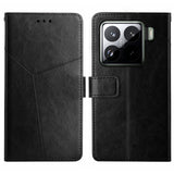 Y-shaped Pattern Flip Leather Phone Case, For Xiaomi 15 Ultra, For Xiaomi Poco X7 Pro, For Xiaomi 15 Pro, For Xiaomi 15, For Xiaomi 14T Pro 5G Global, For Xiaomi 14T 5G Global