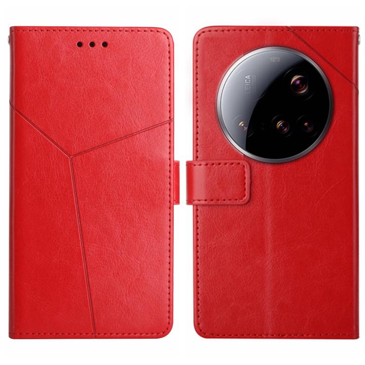 Y-shaped Pattern Flip Leather Phone Case, For Xiaomi 15 Ultra, For Xiaomi Poco X7 Pro, For Xiaomi 15 Pro, For Xiaomi 15, For Xiaomi 14T Pro 5G Global, For Xiaomi 14T 5G Global
