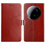 Y-shaped Pattern Flip Leather Phone Case, For Xiaomi 15 Ultra, For Xiaomi Poco X7 Pro, For Xiaomi 15 Pro, For Xiaomi 15, For Xiaomi 14T Pro 5G Global, For Xiaomi 14T 5G Global