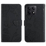 Skin Feel Butterfly Embossed Flip Leather Phone Case, For Xiaomi Poco X7 Pro, For Xiaomi 15 Pro, For Xiaomi 15, For Xiaomi 14T Pro 5G Global, For Xiaomi 14T 5G Global