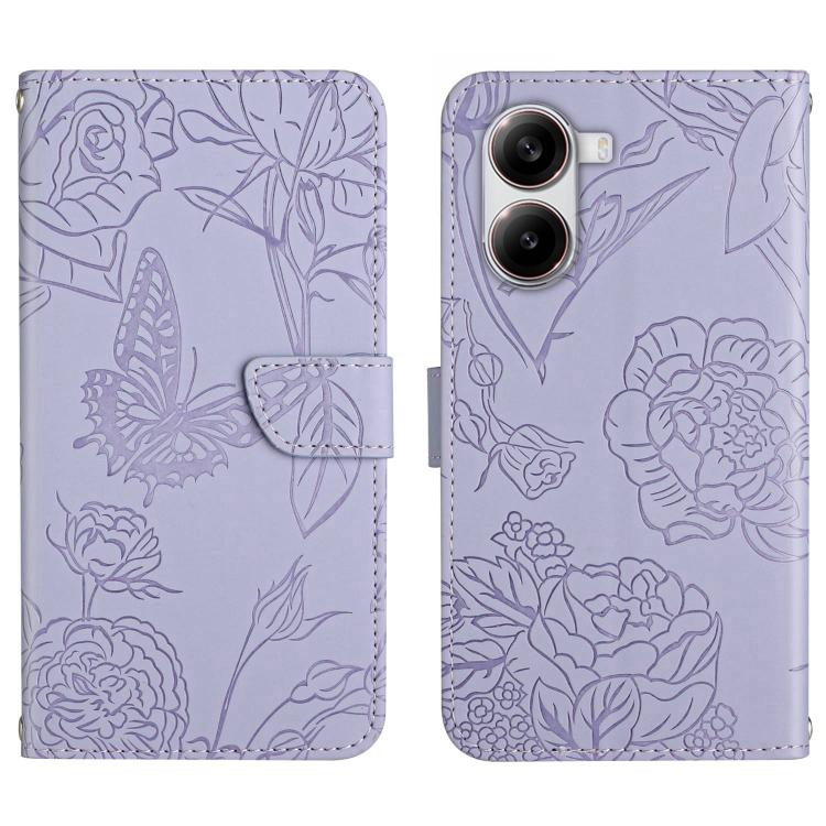 Skin Feel Butterfly Embossed Flip Leather Phone Case, For Xiaomi 15 Ultra, For Xiaomi Poco X7 Pro, For Xiaomi 15 Pro, For Xiaomi 15, For Xiaomi 14T Pro 5G Global, For Xiaomi 14T 5G Global
