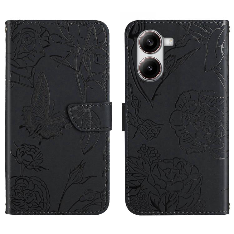 Skin Feel Butterfly Embossed Flip Leather Phone Case, For Xiaomi 15 Ultra, For Xiaomi Poco X7 Pro, For Xiaomi 15 Pro, For Xiaomi 15, For Xiaomi 14T Pro 5G Global, For Xiaomi 14T 5G Global