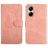 Skin Feel Butterfly Embossed Flip Leather Phone Case, For Xiaomi 15 Ultra, For Xiaomi Poco X7 Pro, For Xiaomi 15 Pro, For Xiaomi 15, For Xiaomi 14T Pro 5G Global, For Xiaomi 14T 5G Global