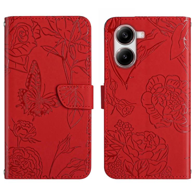 Skin Feel Butterfly Embossed Flip Leather Phone Case, For Xiaomi 15 Ultra, For Xiaomi Poco X7 Pro, For Xiaomi 15 Pro, For Xiaomi 15, For Xiaomi 14T Pro 5G Global, For Xiaomi 14T 5G Global