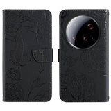 Skin Feel Butterfly Embossed Flip Leather Phone Case, For Xiaomi 15 Ultra, For Xiaomi Poco X7 Pro, For Xiaomi 15 Pro, For Xiaomi 15, For Xiaomi 14T Pro 5G Global, For Xiaomi 14T 5G Global