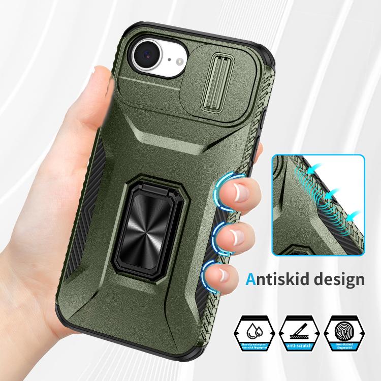 Sliding Camshield Holder Phone Case, For iPhone 17e / 16e, For iPhone 17 Pro Max, For iPhone 17 Pro, For iPhone 17, For iPhone Air, For iPhone 16 Pro Max