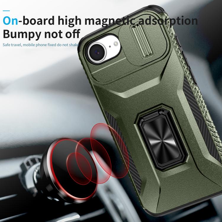 Sliding Camshield Holder Phone Case, For iPhone 17e / 16e, For iPhone 17 Pro Max, For iPhone 17 Pro, For iPhone 17, For iPhone Air, For iPhone 16 Pro Max
