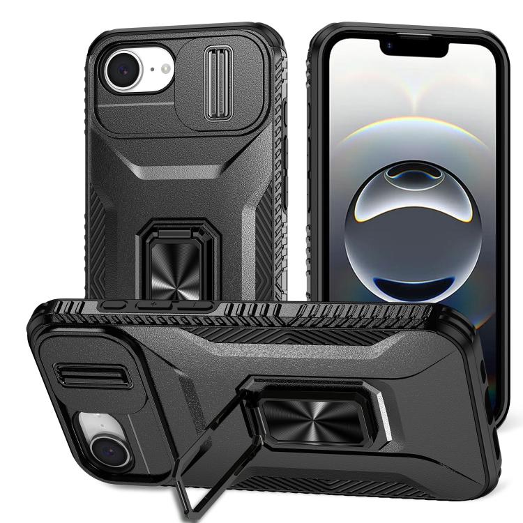 Sliding Camshield Holder Phone Case, For iPhone 18 Pro, For iPhone 18 Pro Max, For iPhone 17e / 16e, For iPhone 17 Pro Max, For iPhone 17 Pro, For iPhone 17