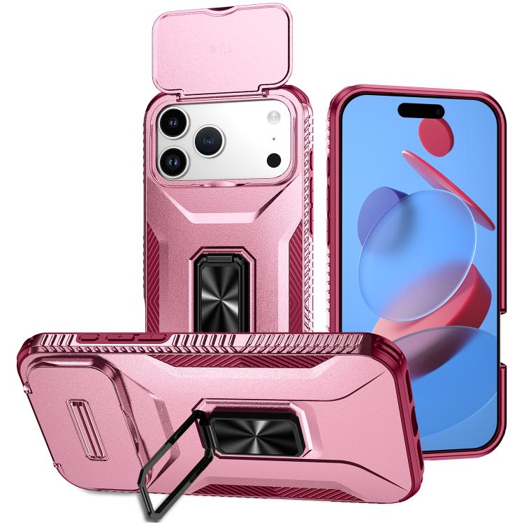 Sliding Camshield Holder Phone Case, For iPhone 18 Pro, For iPhone 18 Pro Max, For iPhone 17e / 16e, For iPhone 17 Pro Max, For iPhone 17 Pro, For iPhone 17