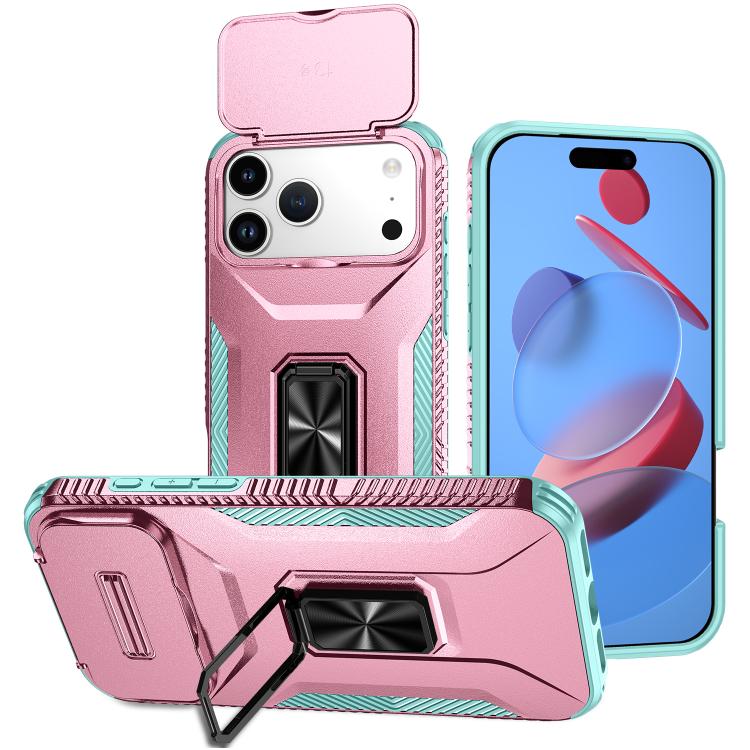 Sliding Camshield Holder Phone Case, For iPhone 18 Pro, For iPhone 18 Pro Max, For iPhone 17e / 16e, For iPhone 17 Pro Max, For iPhone 17 Pro, For iPhone 17