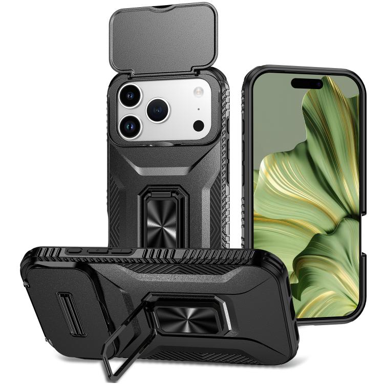 Sliding Camshield Holder Phone Case, For iPhone 17e / 16e, For iPhone 17 Pro Max, For iPhone 17 Pro, For iPhone 17, For iPhone Air, For iPhone 16 Pro Max