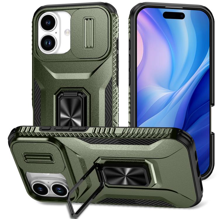Sliding Camshield Holder Phone Case, For iPhone 17e / 16e, For iPhone 17 Pro Max, For iPhone 17 Pro, For iPhone 17, For iPhone Air, For iPhone 16 Pro Max