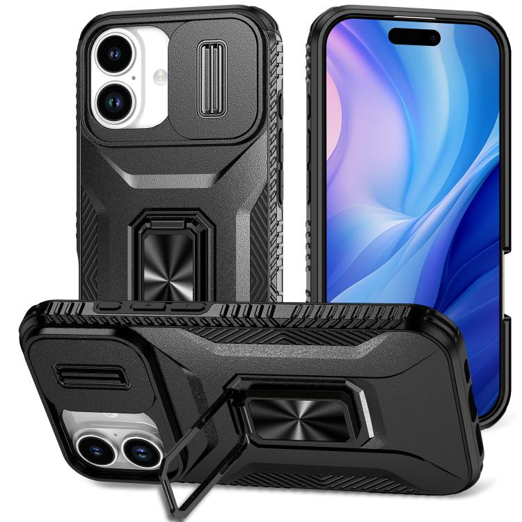 Sliding Camshield Holder Phone Case, For iPhone 17e / 16e, For iPhone 17 Pro Max, For iPhone 17 Pro, For iPhone 17, For iPhone Air, For iPhone 16 Pro Max