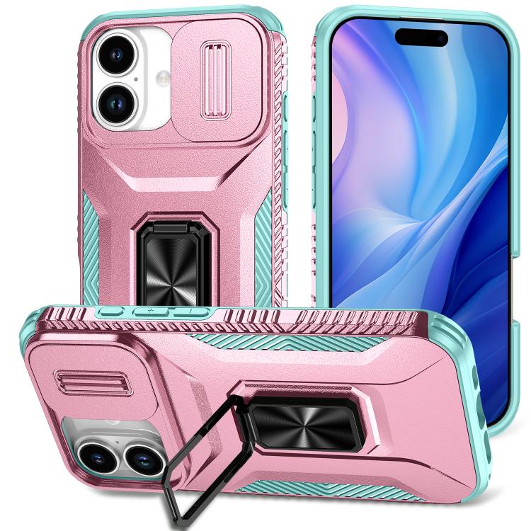 Sliding Camshield Holder Phone Case, For iPhone 17e / 16e, For iPhone 17 Pro Max, For iPhone 17 Pro, For iPhone 17, For iPhone Air, For iPhone 16 Pro Max