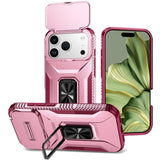 Sliding Camshield Holder Phone Case, For iPhone 18 Pro, For iPhone 18 Pro Max, For iPhone 17e / 16e, For iPhone 17 Pro Max, For iPhone 17 Pro, For iPhone 17