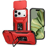 Sliding Camshield Holder Phone Case, For iPhone 18 Pro, For iPhone 18 Pro Max, For iPhone 17e / 16e, For iPhone 17 Pro Max, For iPhone 17 Pro, For iPhone 17