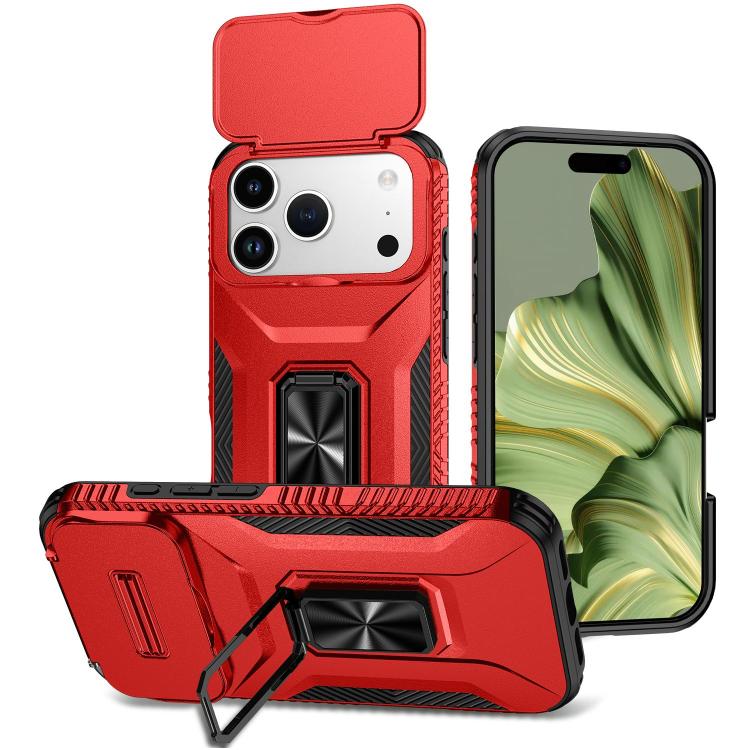 Sliding Camshield Holder Phone Case, For iPhone 18 Pro, For iPhone 18 Pro Max, For iPhone 17e / 16e, For iPhone 17 Pro Max, For iPhone 17 Pro, For iPhone 17