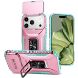 Sliding Camshield Holder Phone Case, For iPhone 18 Pro, For iPhone 18 Pro Max, For iPhone 17e / 16e, For iPhone 17 Pro Max, For iPhone 17 Pro, For iPhone 17
