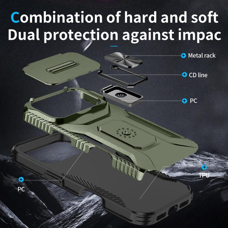 Sliding Camshield Holder Phone Case, For iPhone 18 Pro, For iPhone 18 Pro Max, For iPhone 17e / 16e, For iPhone 17 Pro Max, For iPhone 17 Pro, For iPhone 17