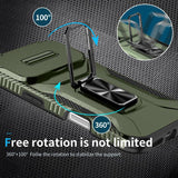 Sliding Camshield Holder Phone Case, For iPhone 18 Pro, For iPhone 18 Pro Max, For iPhone 17e / 16e, For iPhone 17 Pro Max, For iPhone 17 Pro, For iPhone 17
