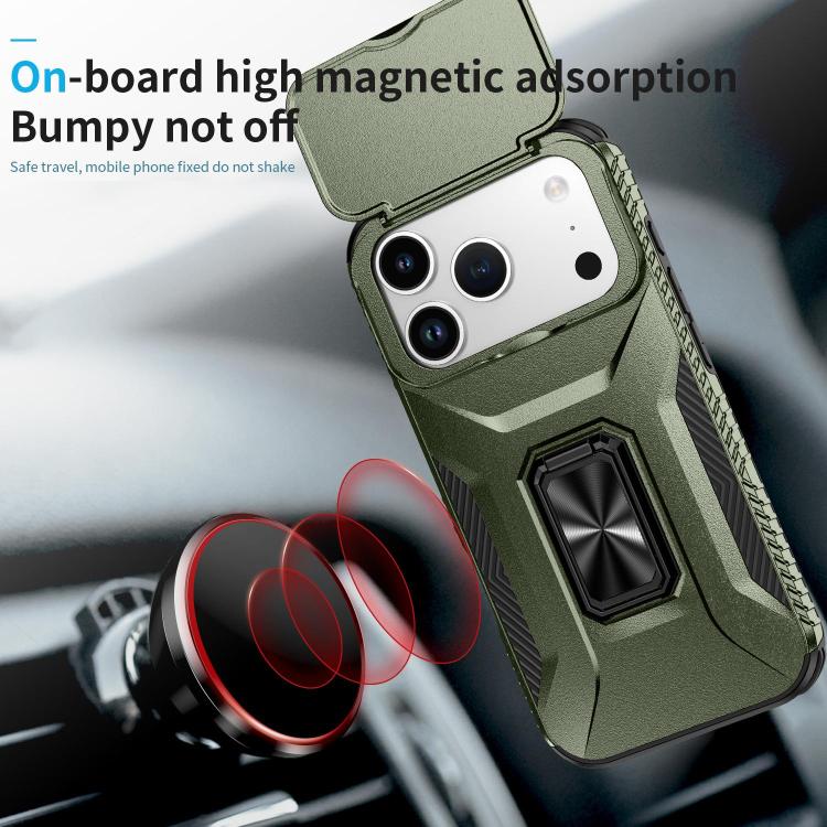 Sliding Camshield Holder Phone Case, For iPhone 18 Pro, For iPhone 18 Pro Max, For iPhone 17e / 16e, For iPhone 17 Pro Max, For iPhone 17 Pro, For iPhone 17