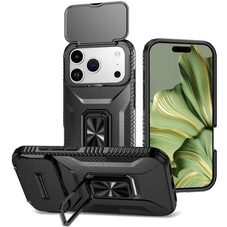 Sliding Camshield Holder Phone Case, For iPhone 18 Pro, For iPhone 18 Pro Max, For iPhone 17e / 16e, For iPhone 17 Pro Max, For iPhone 17 Pro, For iPhone 17
